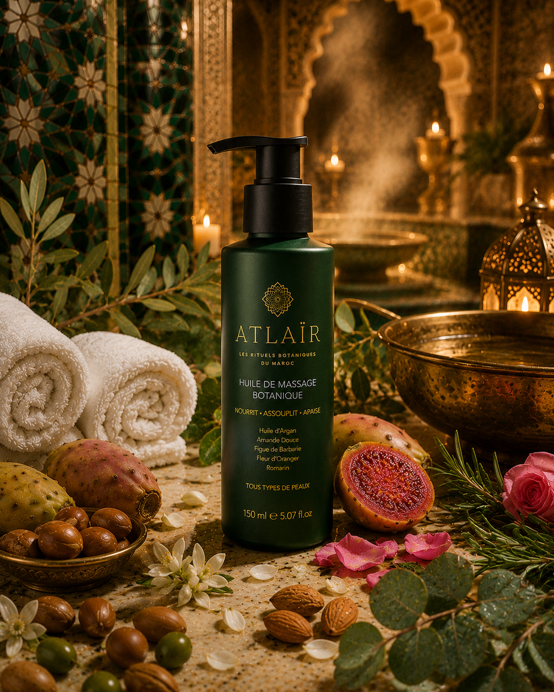 ATLAÏR Huile de Massage Botanique