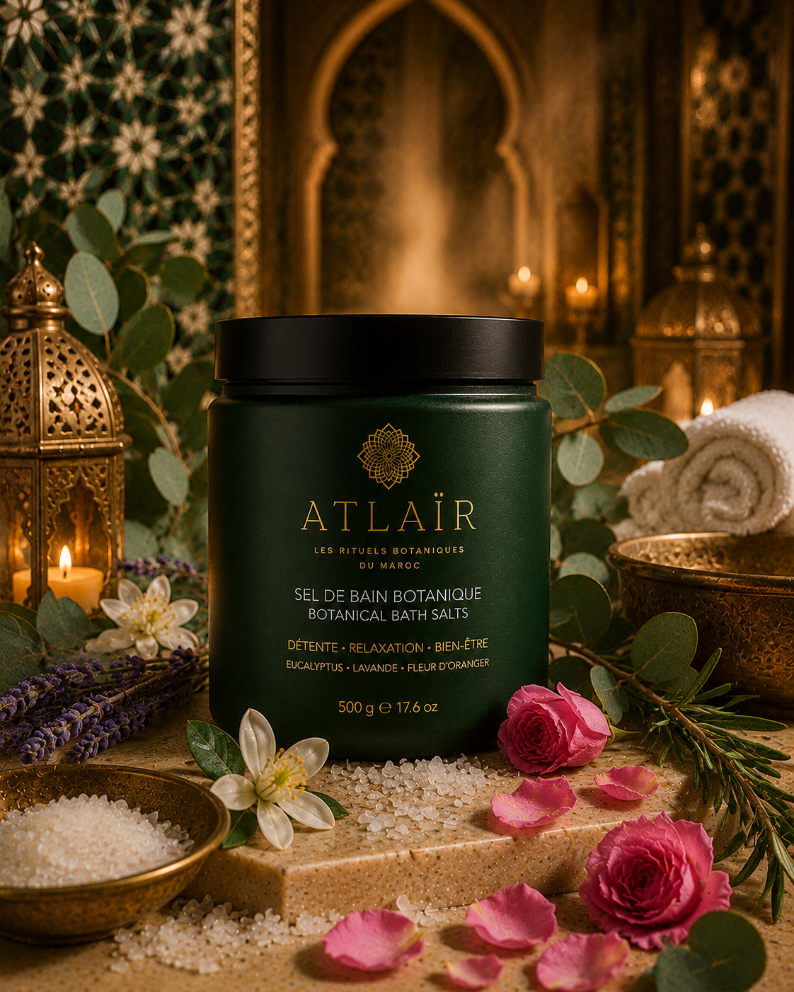 ATLAÏR Sel de Bain Botanique